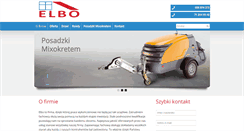 Desktop Screenshot of elbo.pl