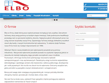 Tablet Screenshot of elbo.pl